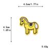 Patches de Animais Bordados em Computador: Abelha, Pintinho, Leão, Girafa, Patches de Tecido Bordados para Moletons, Bolsas, Patches DIY Feitos à Mão