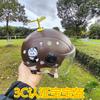 Casco infantil certificación 3C 1-7 años coche eléctrico a batería niños y niñas Casco universal para las cuatro estaciones protección solar para niños pequeños