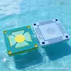 Bandeja Flutuante Colorida de Eva, Mesa de Mahjong Flutuante Personalizada de Eva, Bandeja Multifuncional Flutuante de Eva para Uso com Água