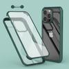 Fábrica de Origem Transfronteiriça Capa de Celular de Vidro Temperado Dupla Face para iPhone 15Pm 14Pro Capa Protetora de Cobertura Total Atacado
