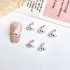2025 Nuevos Accesorios de Arte para Uñas de Dibujos Animados de Halloween Mini Fantasma Divertido Murciélago DIY Accesorios de Uñas Portátiles para Niños