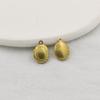 Patrón de Cobre Puro Ovalado Colgante de Caja de Fotos Pequeña Caja de Fotos Mini Colgante Pequeño Princesa Europea y Americana Colgante Pequeño