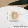 Distrito de Lu Cruzamento Nova 26 Alfabeto Inglês Pingente Colar Acessórios Moda Cobre Banhado Zircônia Pingente Joias