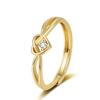 Nuevo amor transfronterizo alrededor del anillo de hermana para mujer, diseño simple y moderno, no se desvanece, anillo de amantes al por mayor