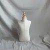 Adereços de Modelo Infantil, Manequim de Meio Corpo Coberto com Tecido, Alfinetável, para Exibição em Loja de Roupas Infantis, Manequim de Corte de Vestuário, Espuma