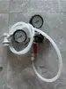 Regulador de presión de CO2 para cilindro de cerveza, válvula reductora de presión de CO2, manómetro para cilindro de gas para cerveza artesanal y casera, salida única y doble