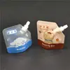 Amostra Grátis de Creme para Mãos Bolsa com Bico Pasta Clareadora Bolsa Autoportante com Bico Embalagem Portátil Personalização