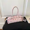 Bolsa de Mão Feminina Texturizada de Nicho Moda Estilo Coreano Novo Modelo 2026 Bolsa Bowling de Alto Valor Bolsa de Ombro Sob o Braço
