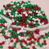 Bola de Peluche Decoración Navideña Accesorios de Poliéster Adornos para Manualidades Decoración de Árbol de Navidad Accesorios Pequeños