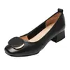 Zapatos Planos Bajos de Nuevo Estilo 2026 sin Cordones para Mujer, Elegantes con Hebilla Cuadrada, Versátiles para Commuter con Suela Suave