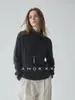 Hong Kong y American Apparel/"Fuzzy Whisper" Lana de Cachemir Sin Costuras Cuello de Pelo Cepillado Suéter de Punto Atmosférico