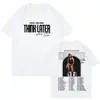 Camiseta Unisex Casual de Algodón Puro con Estampado Gráfico, Talla Europea Transfronteriza, 180g, para Hombres y Mujeres