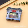 Imanes de Refrigerador Luminosos de Madera Tridimensional Personalizados, Atracciones Turísticas Culturales y Creativas de la Ciudad, Souvenirs Turísticos Especiales, Imanes de Refrigerador de Ciudad