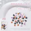 Joias para Nail Art Halloween Resina Punk Mini Esqueleto de Halloween Mago Fantasma Lanterna de Abóbora Acessórios para Unhas 30 Peças
