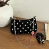 Bolso Bandolera de Alta Gama para Mujer Verano 2026 Nuevo Elegante Nicho Retro Lunares Gran Capacidad Bolso Bandolera para Hombro