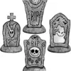 Decoração de Cartão de Halloween de Terror Sinal de Placa para Jardim de Cemitério Halloween Decoração de Cemitério Atmosfera de Festa