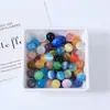 Pulsera de Cuentas Piedra Ojo de Gato Hecha a Mano DIY Pulsera de Joyería de Cristal Pulsera Material para Ensartar Accesorios Semi-Terminados Venta al por Mayor