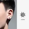 Pendientes Polaris para Hombre Modernos Personalizados Individuales Pendientes de Moda Casual para Mujer Plata Tailandesa Imitación Diamante Pendientes de las Cuatro Estaciones