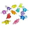Acrílico Imitación Cristal Jurásico Simulación Dinosaurio Set de Juguetes Animal Modelo Escena Tyrannosaurus Rex Juguete para Niños