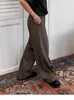 Pantalones de traje de alta gama retro plisados estilo americano para hombre, adecuados para primavera y otoño, pantalones anchos de corte limpio holgados estilo coreano