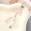 Nuevo llavero con lazo acrílico, colgante con personalidad, colgante para bolso, funda para auriculares, cadena, joyería