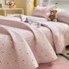 2026 Novo Modelo Capoc Estampado Capa de Cama Peça Única Capa de Cama Conjunto de Três Peças