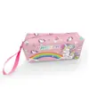 Estuche para Lápices Portátil Lindo de PU Engrosado para Comercio Exterior Transfronterizo, Bolsa de Papelería Multifuncional de Gran Capacidad, Caja de Almacenamiento para Estudiantes de Secundaria y Primaria