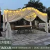 Toldo parasol para exteriores, cenador de patio, terraza de casa de huéspedes, refugio de lluvia para jardín, toldo de cisne para villa, tienda de campaña con sombrilla parasol para exteriores