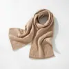 Bufanda de Lana con Patrón de Diamantes Otoño/Invierno 2026 para Mujer, Calentador de Cuello Largo de Punto Versátil, Calentador de Cuello Estilo Coreano para Estudiantes