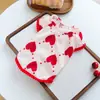 Petcircle Camiseta Cómoda con Lazo Corazón y Base de Burbujas para Perros Pequeños Cachorros Gatos Primavera y Otoño