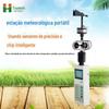 Instrumento meteorológico portátil, pressão de velocidade do vento, instrumento de observação meteorológica, temperatura e umidade pequena estação meteorológica agrícola portátil
