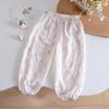 Pantalones de Niña Verano Delgados 2025 Nuevo Bebé Casual Pantalones Largos Pantalones Jogger para Niños Verano Pantalones para Niños a Prueba de Mosquitos