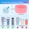 Copo Térmico Spot Capa de Silicone Copo de Água Stanley Base Protetora Antiderrapante Copo Portátil de Aço Inoxidável Capa Inferior para Gelo