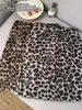 Saia Justa de Cintura Alta Afinando com Estampa de Leopardo, Moda Retro Inverno 2026 Saia Curta, Saia Evasê Nova Única, Versátil