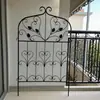 Cerca de Jardim, Cerca de Ferro Forjado para Pátio, Cerca Pequena para Horta de Varanda Externa, Cerca Baixa de Barreira para Plantas