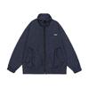 Ru-Meng Estilo Japonês Casual Design Simples Logotipo de Metal Colarinho Jaqueta Masculina e Feminina Casual All-match plus size Jaqueta de Primavera
