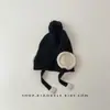 Gorro de Bebé Otoño e Invierno Ins Estilo Coreano Engrosado Cálido Tejido con Protección para Orejas para Niños y Niñas Gorro de Punto Cálido y a Prueba de Frío Moderno