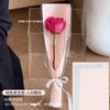 Día de San Valentín Serie Fenghua Bolsa Individual Ramo de Flores Bolsa de Embalaje Rosa Clavel Bolsa Material de Regalo para Florería