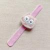 Pulseira Snap Circle de Pelúcia Desenho Animado Infantil Fofa Sanrio para Namorada Animal de Pelúcia Bate-bate Círculo Criativo Japonês e Coreano Presente
