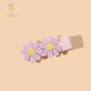 Amazon New Baby Handmade Flower Clipe Menina Daisy Side Clipe Infantil Grampo de Cabelo Grampo de Cabelo em estoque Atacado