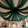 Envio Transfronteiriço de Tule Branco, Leve, Translúcido e Macio Adequado para Festas de Aniversário, Decorações de Fundo para Casamentos e Outros Arranjos