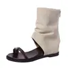 Sandalias de Cuña Retro Simples y Elegantes para Mujer, Nuevas Botines Versátiles Verano 2026 con Aumento Oculto de Altura, Tendencia de Sandalias Romanas