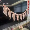 Amazon Nuevo Producto Guirnalda de Lazo Rosa Banner de Arte Latte Fiesta de Cumpleaños Colgante Decoraciones para Fiesta de Despedida de Soltera
