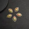 Joyería de Piedra Popular de Europa y América El Más Vendido de Amazon Collar con Colgante Bordeado de Múltiples Materiales de Jade Cristal Rosa