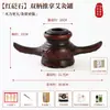 Frasco de Moxibustión Dragón de Fuego de Piedra Roja al por Mayor, Frasco Especial para Medicina Tradicional China, Herramienta de Moxibustión con Boca de Loto para Masaje y Gua Sha en el Hogar