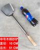 Espátula para Wok al por Mayor Acero Inoxidable Uso Profesional de Chef Espátula para Saltear Mango Largo Cucharón Cuchara para Servir Engrosada Cuchara de Mano Cuchara para Servir