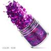 Caramelo para Uñas Transfronterizo Papel Joyería Fragmentos de Celofán Irregulares Color Fantasma Alienígena Aurora Sirena Lentejuelas para Manicura