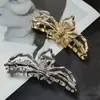 Presilha de Cabelo de Metal Minimalista de Aranha Transfronteiriça para Mulheres, Tamanho Grande, para Penteados Altos, Acessório de Cabelo de Alta Qualidade, Moderno e Versátil