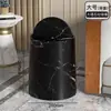 Cesta de Papel de Venta Directa con Doble Juego de Cubos de Basura Domésticos de Gran Capacidad, Nuevo Estilo Diseño Retro Madera para Cocina y Sala de Estar