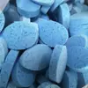 Venda Direta de Embalagem Redonda Azul Polpa de Madeira Algodão 80*12mm Esponja para Lavar o Rosto Esponja de Limpeza de Cozinha Lavar Louça Absorvente Polpa de Madeira